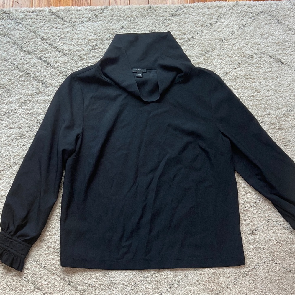 Ann Taylor Black Blouse